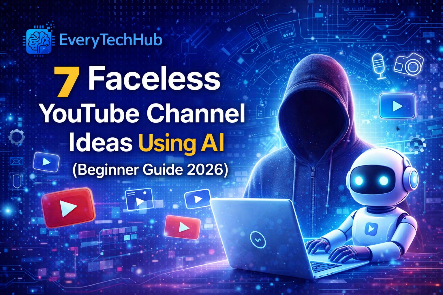 Faceless YouTube channel ideas using AI in 2026