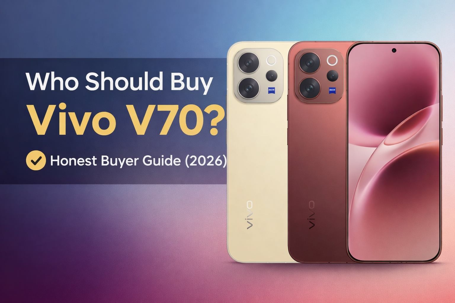Vivo v70 and vivo v70 elite launched