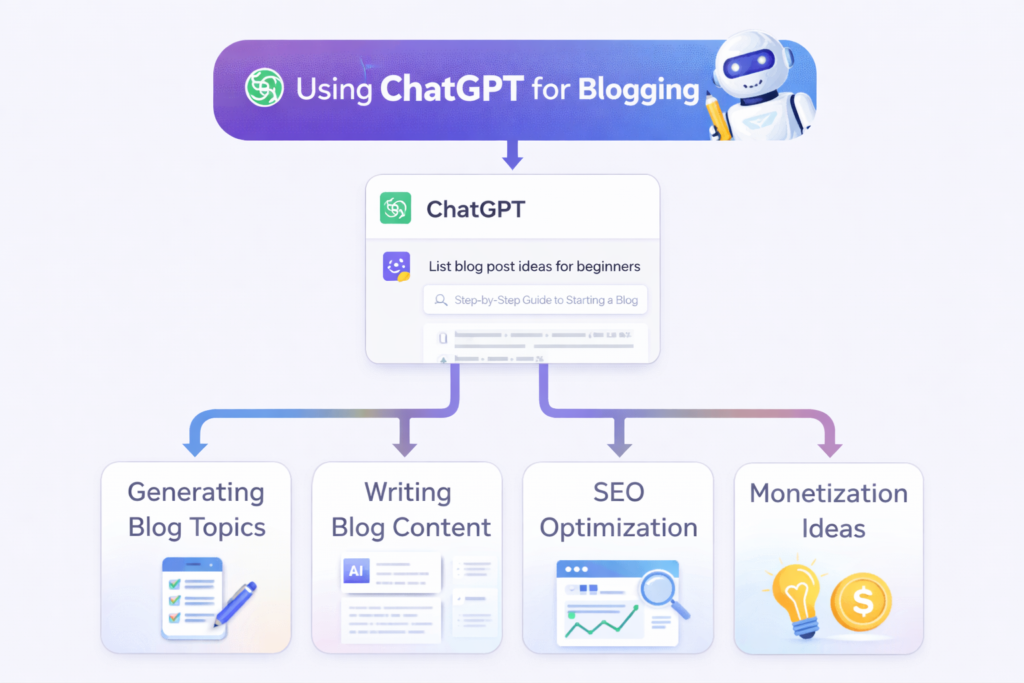 chat gpt prompts workflow for blogging seo content creation and monetization