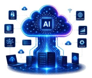 Free AI Cloud Computing PNG Download