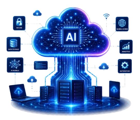 Free AI Cloud Computing PNG Download