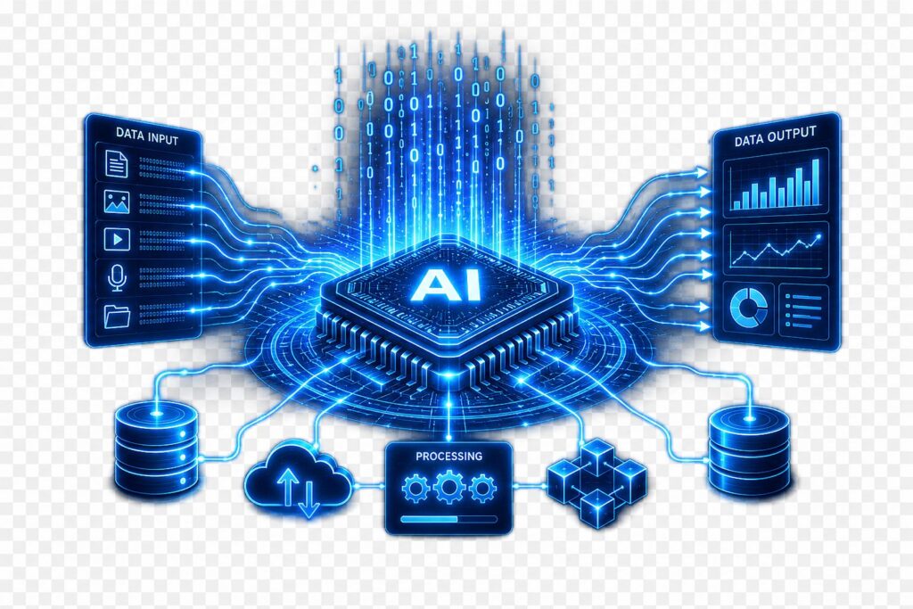 Free AI Data Processing PNG Download