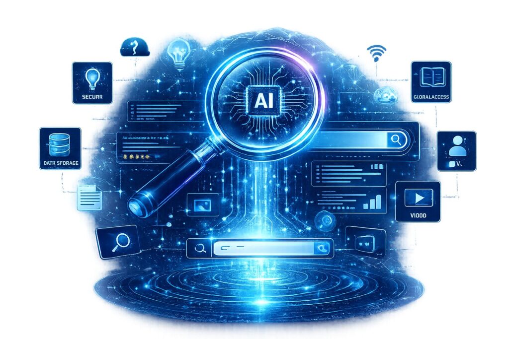 Free AI Search Assistant PNG Download