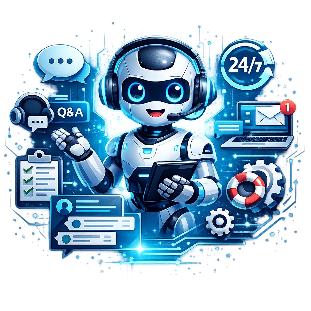 Get AI Customer Support Bot PNG