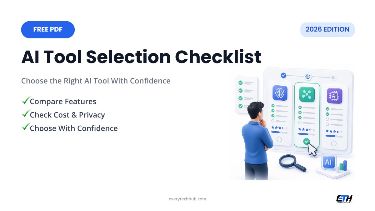 AI Tool Selection Checklist 2026