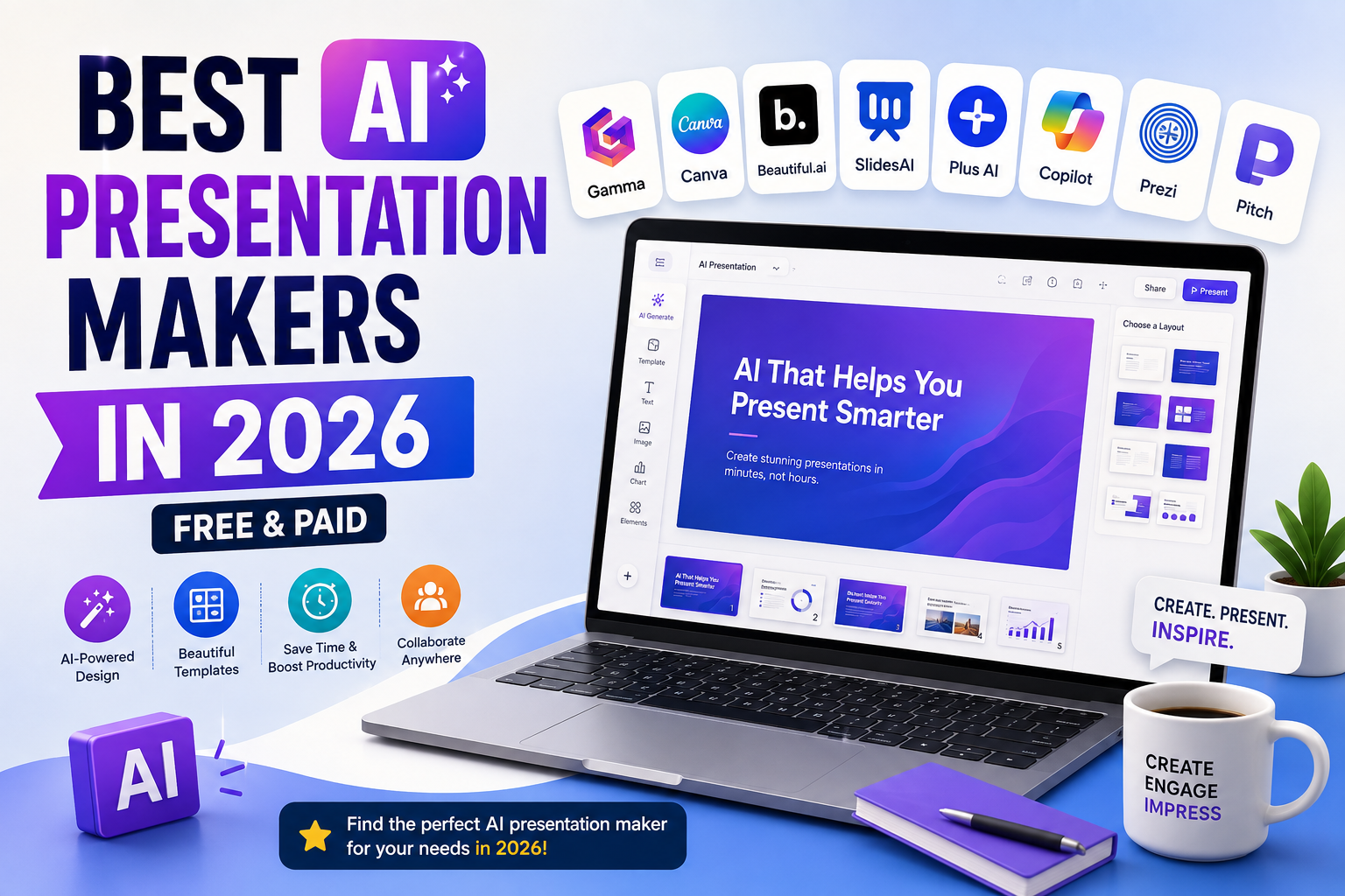 Best AI presentation makers in 2026 for creating professional slides