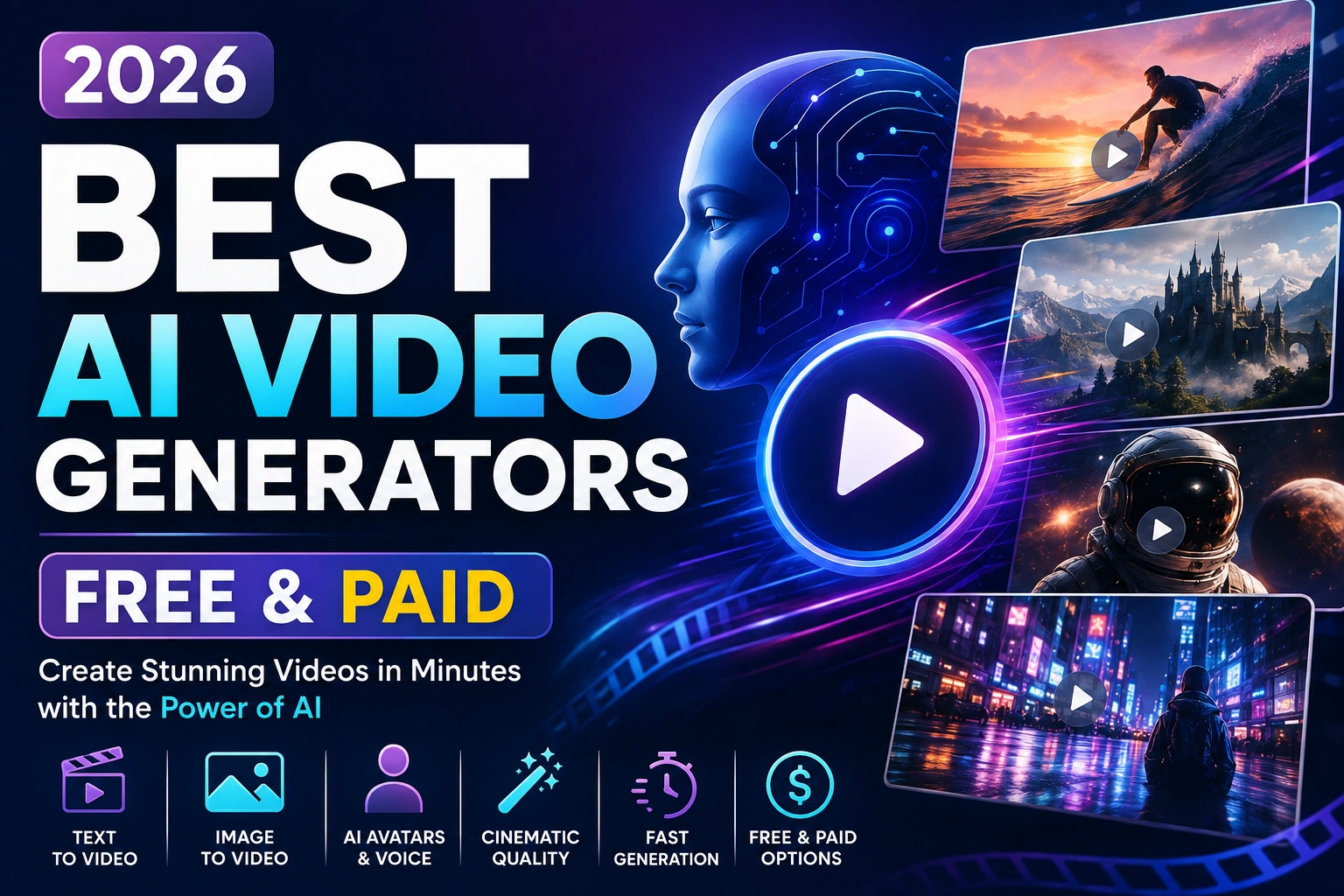 Best AI video generators in 2026 for creating videos with AI